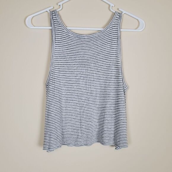 Vintage Havana Striped Cropped Tank Size Medium Juniors - Picture 5 of 6